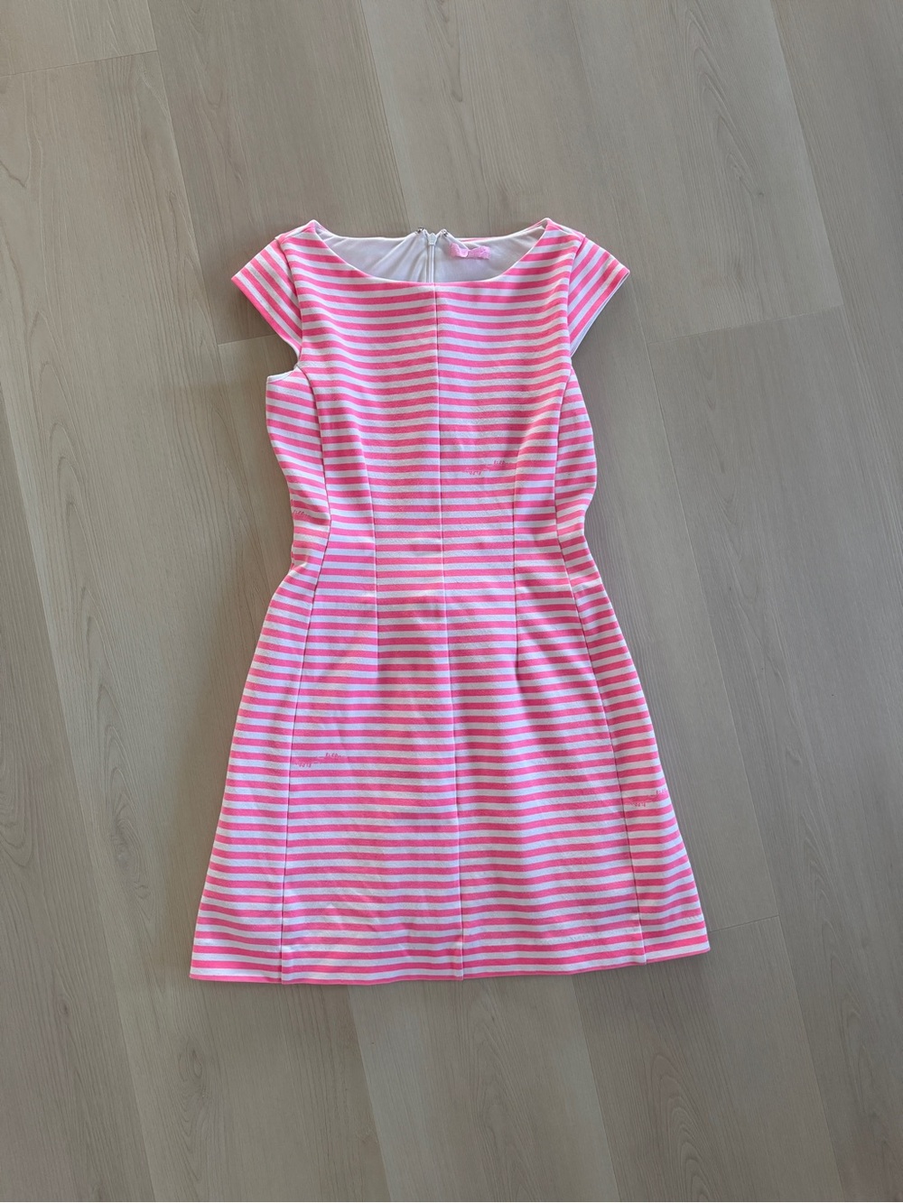 Women’s Lilly Pulitzer Pink & White Work Dress